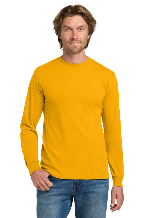 Gildan ®  - Heavy Cotton ™  100% Cotton Long Sleeve T-Shirt.  5400 - [Gold]