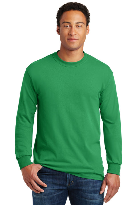 Gildan ®  - Heavy Cotton ™  100% Cotton Long Sleeve T-Shirt.  5400 - [Irish Green]