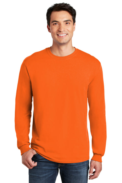 Gildan ®  - Heavy Cotton ™  100% Cotton Long Sleeve T-Shirt.  5400 - [S. Orange]