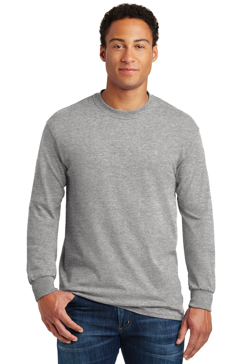 Gildan ®  - Heavy Cotton ™  100% Cotton Long Sleeve T-Shirt.  5400 - [Sport Grey]