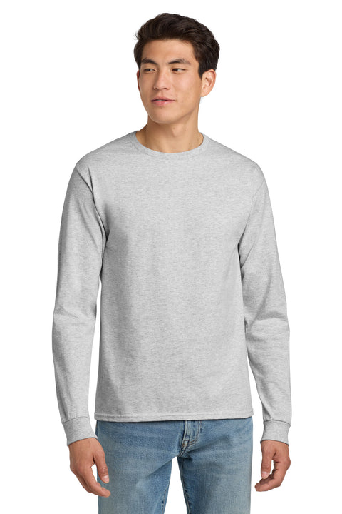 Hanes ®  - Authentic 100% Cotton Long Sleeve T-Shirt.  5586