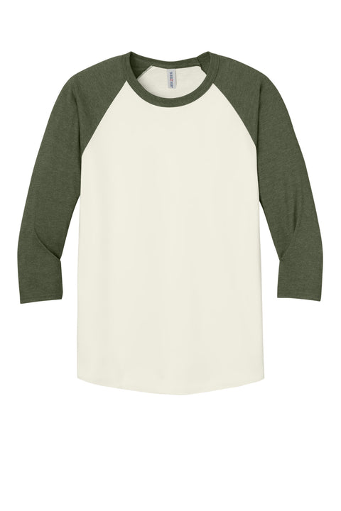 Jerzees® Unisex Premium Blend Combed Ring Spun 3/4-Sleeve Raglan 560R
