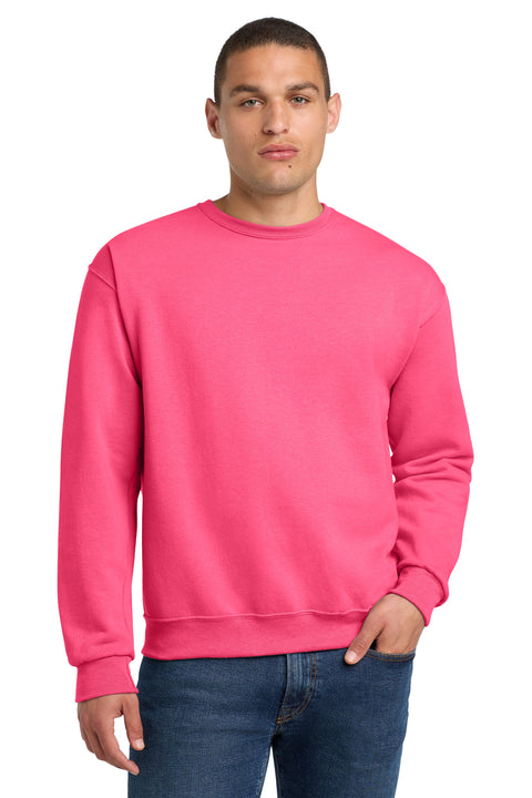 Jerzees ®  - NuBlend ®  Crewneck Sweatshirt.  562M - [Neon Pink]