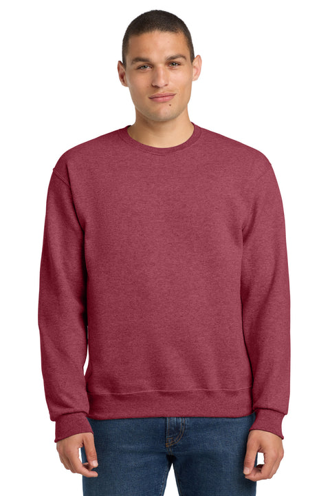 Jerzees ®  - NuBlend ®  Crewneck Sweatshirt.  562M - [Vintage Heather Red]