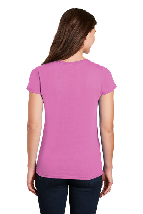 Gildan® Women's Heavy Cotton™ 100% Cotton V-Neck T-Shirt. 5V00L