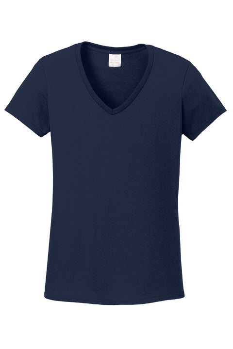 Gildan® Women's Heavy Cotton™ 100% Cotton V-Neck T-Shirt. 5V00L