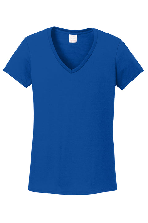 Gildan® Women's Heavy Cotton™ 100% Cotton V-Neck T-Shirt. 5V00L