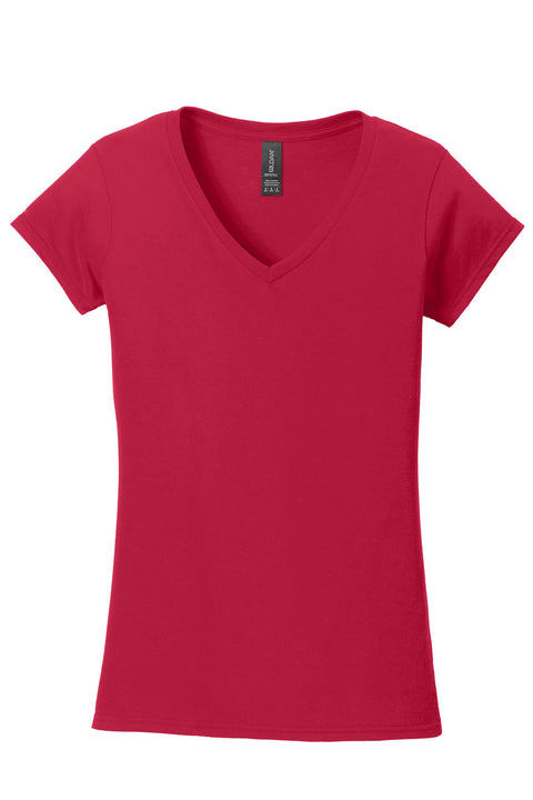 Gildan Softstyle® Women's Fit V-Neck T-Shirt. 64V00L