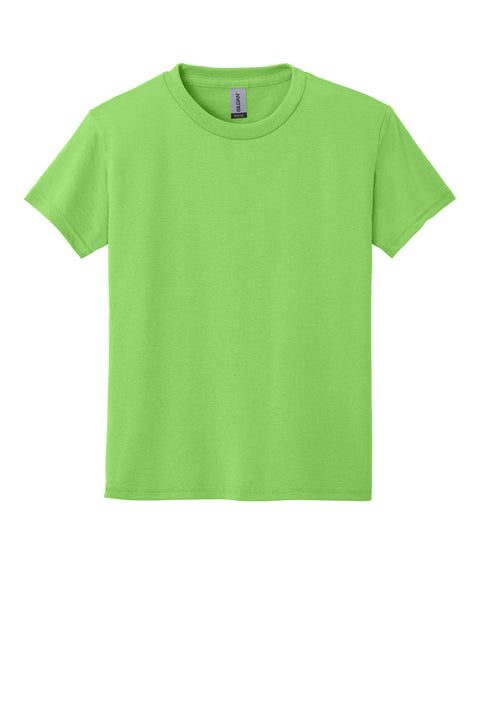 Gildan ®  Youth DryBlend ®  50 Cotton/50 Poly T-Shirt.  8000B - [Lime]