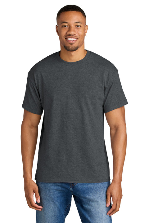 Gildan ®  DryBlend ®  50 Cotton/50 Poly T-Shirt. 8000 - [Dark Heather]
