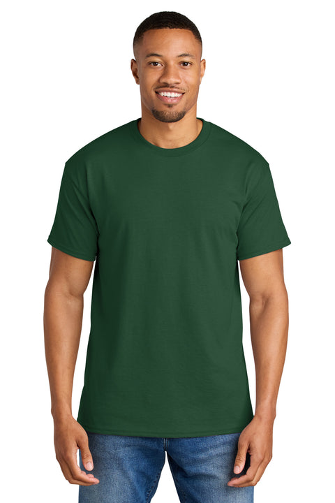 Gildan ®  DryBlend ®  50 Cotton/50 Poly T-Shirt. 8000 - [Dark Green]