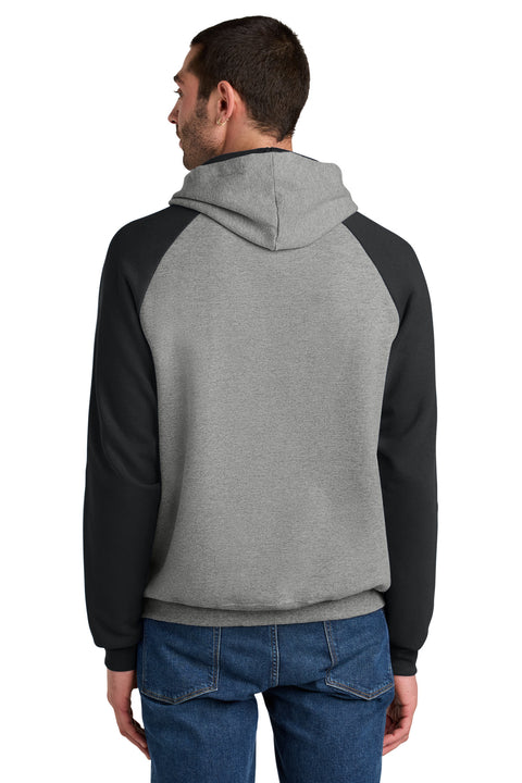 Jerzees® Unisex NuBlend® Colorblock Raglan Hoodie Sweatshirt 96C