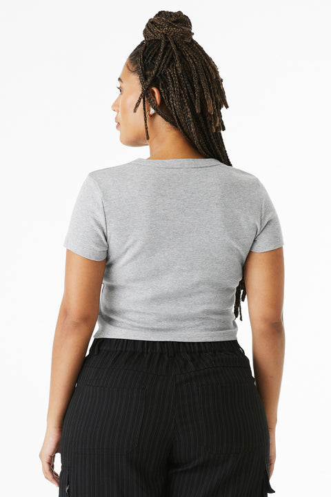 BELLA+CANVAS® Women's Micro Rib Baby Tee BC1010