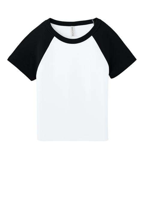 BELLA+CANVAS® Women's Micro Rib Raglan Baby Tee BC1201
