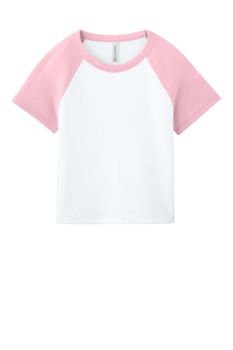 BELLA+CANVAS® Women's Micro Rib Raglan Baby Tee BC1201