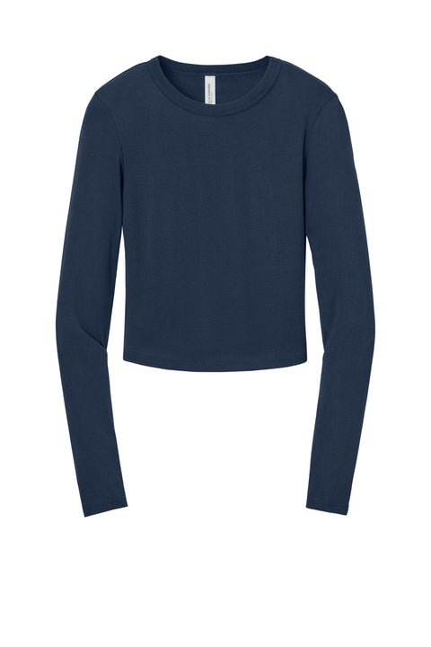 BELLA+CANVAS® Women's Micro Rib Long Sleeve Baby Tee BC1501