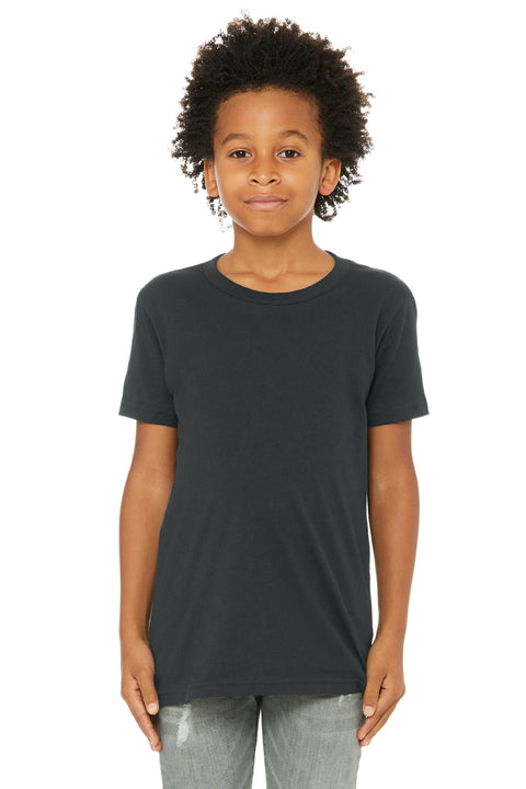 BELLA+CANVAS  ®  Youth Jersey Short Sleeve Tee. BC3001Y - [Dark Grey]
