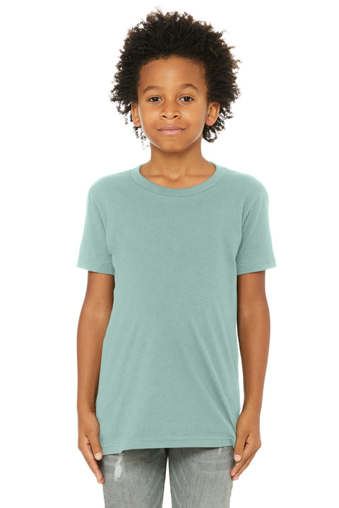 BELLA+CANVAS  ®  Youth Jersey Short Sleeve Tee. BC3001Y - [Dusty Blue]