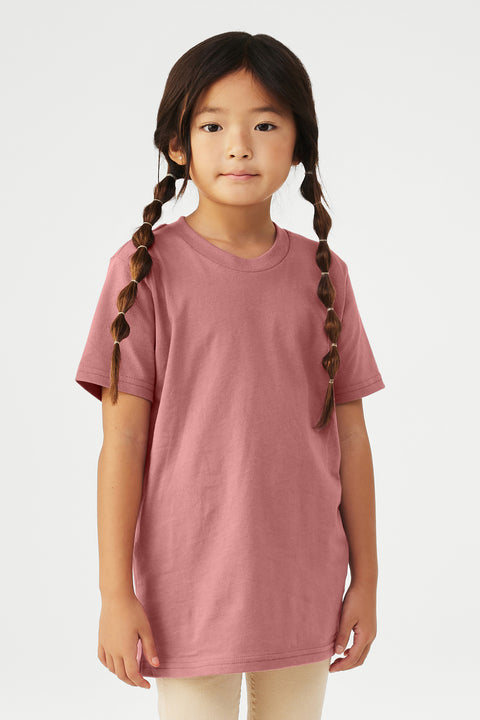 BELLA+CANVAS  ®  Youth Jersey Short Sleeve Tee. BC3001Y - [Mauve]