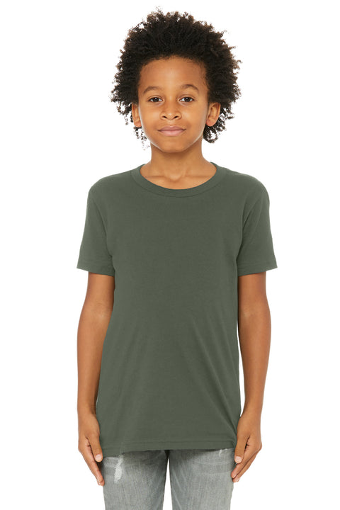 BELLA+CANVAS  ®  Youth Jersey Short Sleeve Tee. BC3001Y - [Military Green]