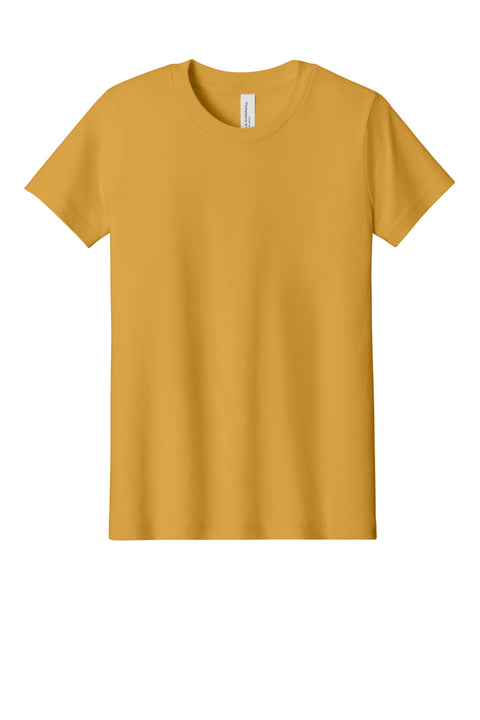 BELLA+CANVAS  ®  Youth Jersey Short Sleeve Tee. BC3001Y - [Mustard]