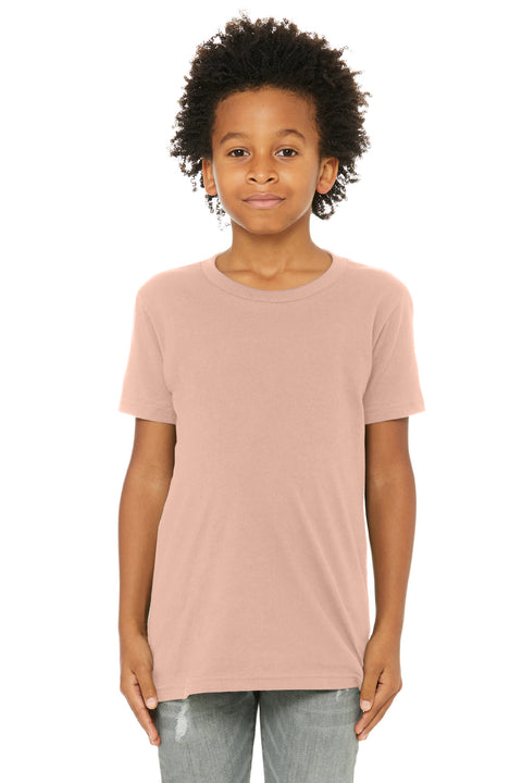 BELLA+CANVAS  ®  Youth Jersey Short Sleeve Tee. BC3001Y - [Peach]