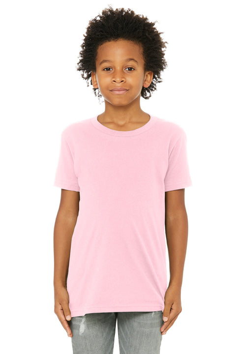 BELLA+CANVAS  ®  Youth Jersey Short Sleeve Tee. BC3001Y - [Pink]