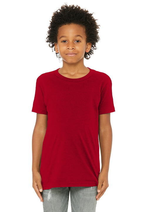 BELLA+CANVAS  ®  Youth Jersey Short Sleeve Tee. BC3001Y - [Red]