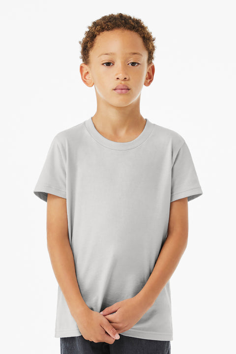 BELLA+CANVAS  ®  Youth Jersey Short Sleeve Tee. BC3001Y - [Solid Athletic Grey]