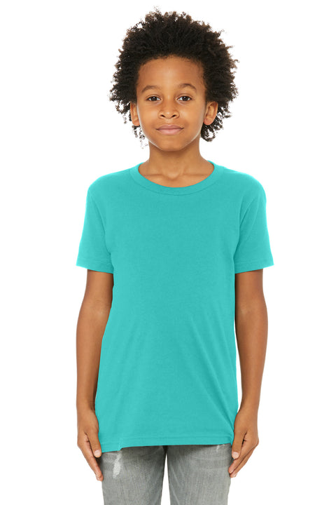 BELLA+CANVAS  ®  Youth Jersey Short Sleeve Tee. BC3001Y - [Teal]