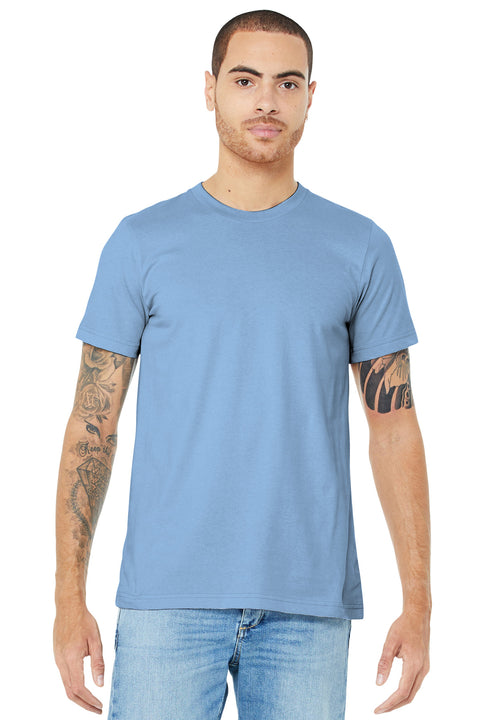 BELLA+CANVAS  ®  Unisex Jersey Short Sleeve Tee. BC3001 - [Baby Blue]