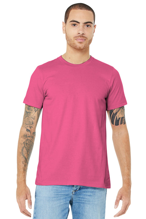 BELLA+CANVAS  ®  Unisex Jersey Short Sleeve Tee. BC3001 - [Charity Pink]