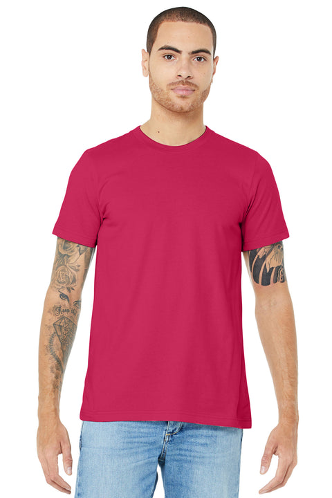 BELLA+CANVAS  ®  Unisex Jersey Short Sleeve Tee. BC3001 - [Fuchsia]