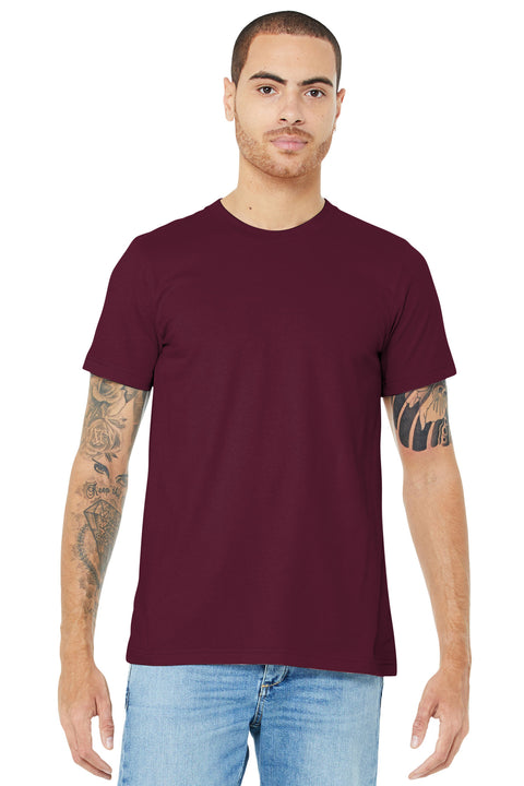 BELLA+CANVAS  ®  Unisex Jersey Short Sleeve Tee. BC3001 - [Maroon]