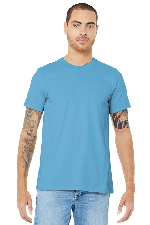 BELLA+CANVAS  ®  Unisex Jersey Short Sleeve Tee. BC3001 - [Ocean Blue]