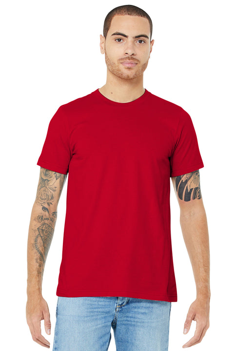 BELLA+CANVAS  ®  Unisex Jersey Short Sleeve Tee. BC3001 - [Red]