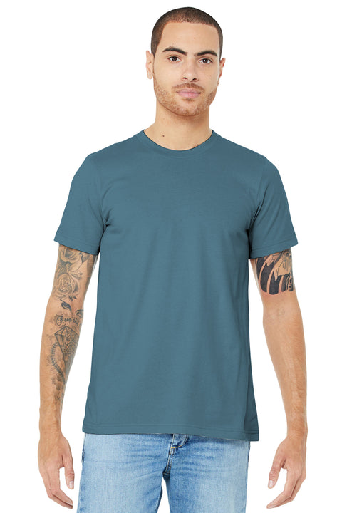 BELLA+CANVAS  ®  Unisex Jersey Short Sleeve Tee. BC3001 - [Steel Blue]