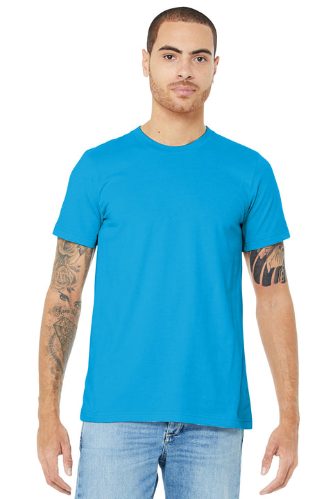 BELLA+CANVAS  ®  Unisex Jersey Short Sleeve Tee. BC3001 - [Turquoise]