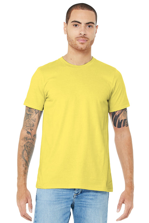BELLA+CANVAS  ®  Unisex Jersey Short Sleeve Tee. BC3001 - [Yellow]