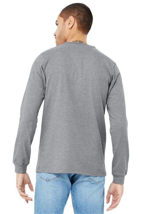 BELLA+CANVAS® Unisex Heather CVC Long Sleeve Tee BC3501CVC