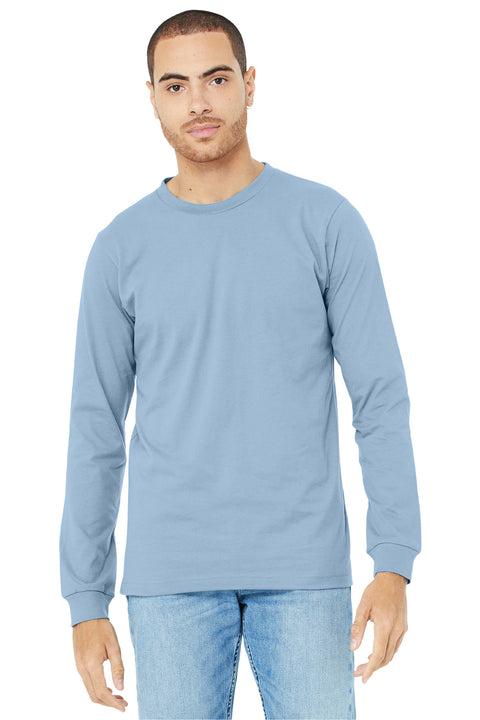 BELLA+CANVAS  ®  Unisex Jersey Long Sleeve Tee. BC3501 - [Baby Blue]