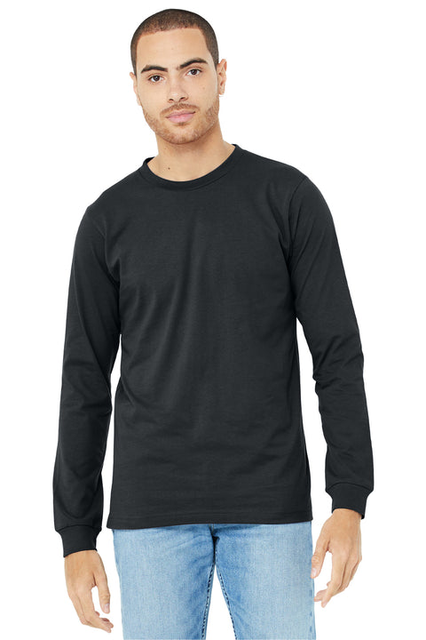 BELLA+CANVAS  ®  Unisex Jersey Long Sleeve Tee. BC3501 - [Dark Grey]