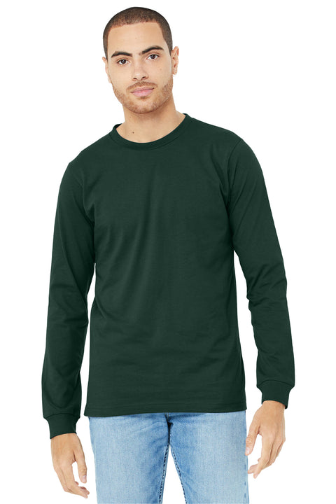 BELLA+CANVAS  ®  Unisex Jersey Long Sleeve Tee. BC3501 - [Forest]