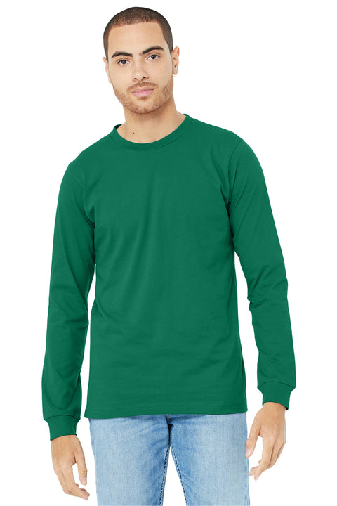 BELLA+CANVAS  ®  Unisex Jersey Long Sleeve Tee. BC3501 - [Kelly]