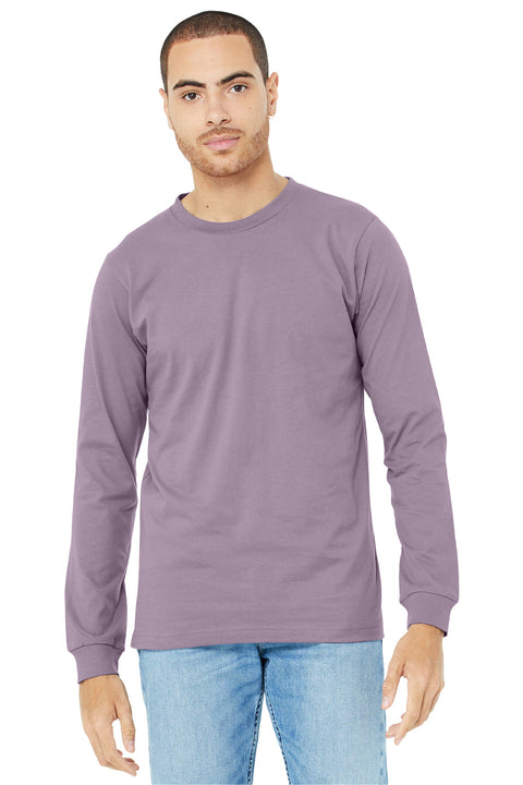 BELLA+CANVAS  ®  Unisex Jersey Long Sleeve Tee. BC3501 - [Light Violet]