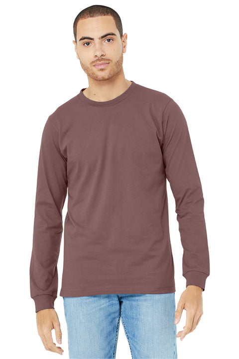 BELLA+CANVAS  ®  Unisex Jersey Long Sleeve Tee. BC3501 - [Mauve]