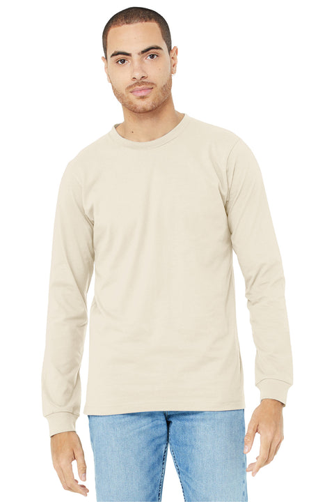 BELLA+CANVAS  ®  Unisex Jersey Long Sleeve Tee. BC3501 - [Natural]