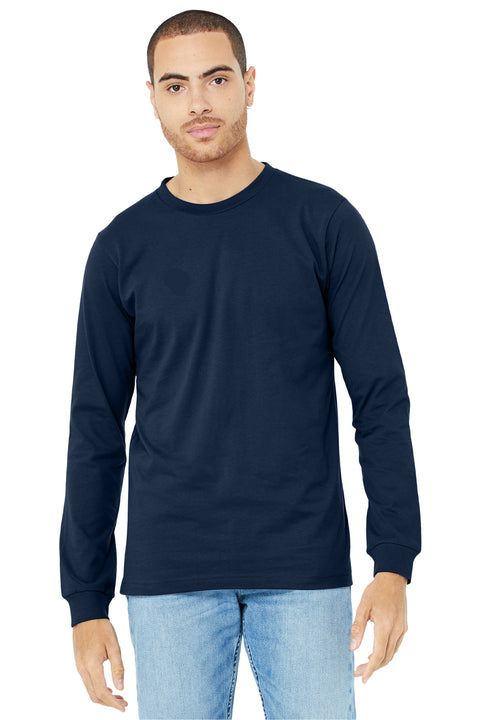 BELLA+CANVAS  ®  Unisex Jersey Long Sleeve Tee. BC3501 - [Navy]