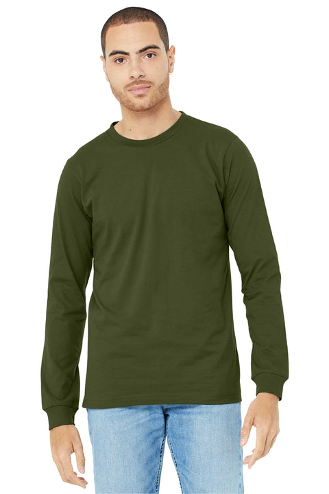 BELLA+CANVAS  ®  Unisex Jersey Long Sleeve Tee. BC3501 - [Olive]