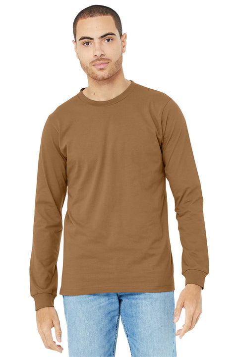 BELLA+CANVAS  ®  Unisex Jersey Long Sleeve Tee. BC3501 - [Toast]
